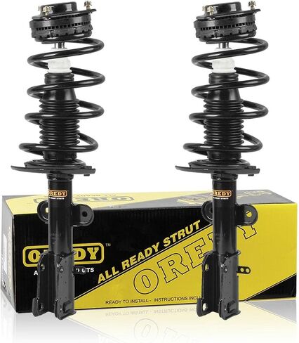 OREDY Pair Front Struts & Sway Bars for 2008-2016 Chrysler Town & Country 2008-2019 Dodge Grand Caravan Set of 2 Replacements Coil Spring Assembly - 171128L 171128R K7258 in Kuwait