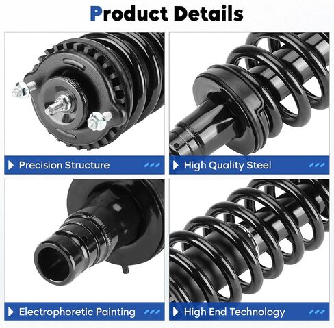 Front and Rear Struts Assembly Shock Fit for 2002-2009 Chevy Trailblazer/Gmc Envoy, 2002-2006 for Trailblazer Ext/Envoy Xl, 04-07 for Buick Rainier, for Envoy Xuv/Isuzu Ascender/Oldsmobile Bravada/SSR in Saudi Arabia