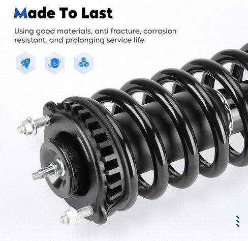 Front and Rear Struts Assembly Shock Fit for 2002-2009 Chevy Trailblazer/Gmc Envoy, 2002-2006 for Trailblazer Ext/Envoy Xl, 04-07 for Buick Rainier, for Envoy Xuv/Isuzu Ascender/Oldsmobile Bravada/SSR in Saudi Arabia