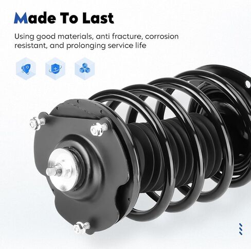 Front Struts Assembly Shock Absorber Compatible with 1996-2007 Ford Taurus 1996-2005 Mercury Sable, Replace for 171615 (Set of 2) in Saudi Arabia