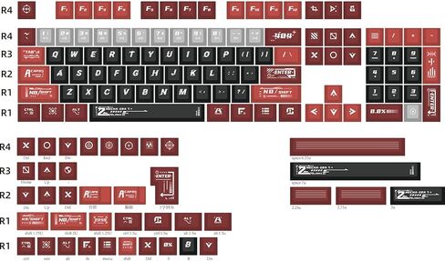 PBT Keycaps 140 Full Keys Set Custom Keycaps, Cherry Profile Dye-Sublimation, Compatiability with 100%, 96%, 90%, 85%, 80%, 75%, 65%, 60% Percent Mechanical Keyboard (1970) in Kuwait