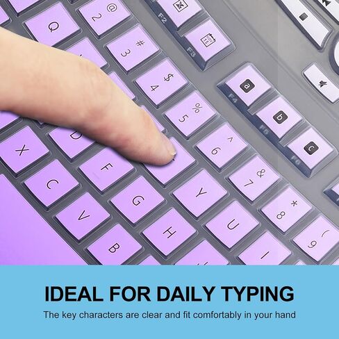 Keyboard Cover Skin for Logitech K350 MK550 MK570 Wireless Wave Ergonomic Keyboard,Silicone Keyboard Protective Accessories for Logitech K350 MK550 MK570,Anti-Dust/Waterproof/Utra-Thin in Saudi Arabia