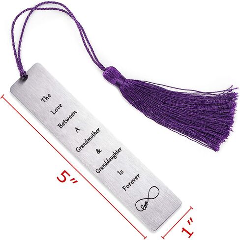 Grandmother Grandma Bookmarks Gifts from Granddaughter Grandson The Love Between a Grandmother and Granddaughter Grandson is Forever (The Love Between a Grandmother and Granddaughter is Forever) in Saudi Arabia