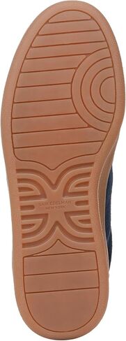 حذاء Sam Edelman الرياضي Tenny الرياضي للنساء، جلد سويدي داكن، 6.5 in Saudi Arabia