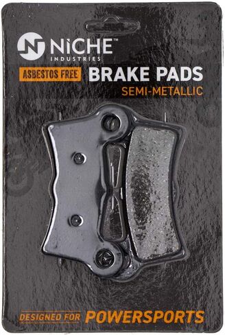NICHE Brake Pad Set for Harley-Davidson Street Glide Tri 83911-09B Rear Semi-Metallic in Saudi Arabia