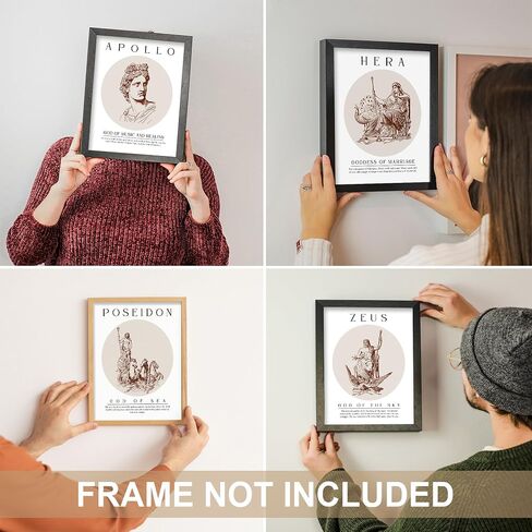 12Pcs Greek Mythology Decor Poster (8"x10") Greek Statue Decor, Greek Decor, Greek Gods Wall Art, Greek Party Decorations, Greek Mythology Gifts, Greek God Statues Poster, Greek Wall Art - UNFRAMED in Saudi Arabia
