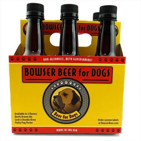 Bowser Beer Cock-A-Doodle Brew, Beer For Dogs, 12-Ounce Bottles (Pack Of 6) in Saudi Arabia