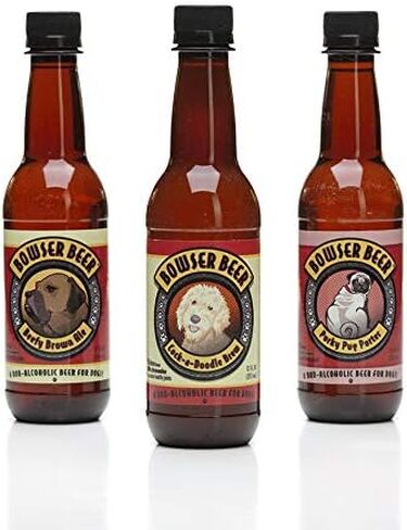 Bowser Beer Cock-A-Doodle Brew, Beer For Dogs, 12-Ounce Bottles (Pack Of 6) in Saudi Arabia