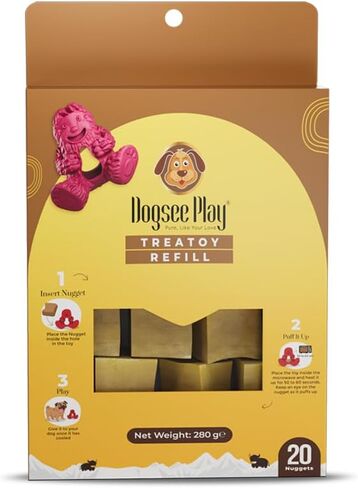 Dogsee Play Treatoy Refill Pack (30 Pcs) 420g/14.7oz | Toys for Dogs | Himalayan Cheese Bars in Saudi Arabia