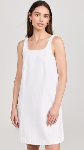 فستان قصير بدون أكمام من قماش الدنيم للسيدات من Madewell in Saudi Arabia