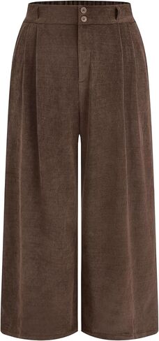 CIDER سروال قصير عالي الخصر مطوي وواسع الساق منحنى & زائد in Kuwait