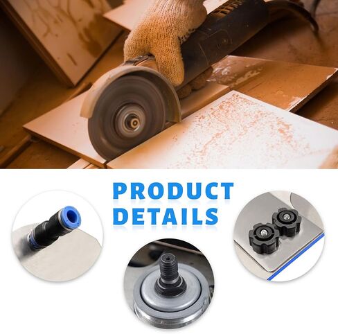 Angle Grinder Stand Grinder Holder Cutter Support Tools Angle Grinder Holder Bracket for Tile 45° Chamfer Cutting with Anti-scratch Base Connectable to Water Pipe, Blue in Saudi Arabia
