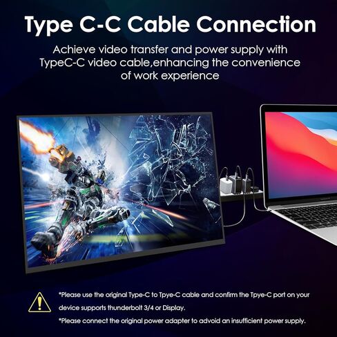 شاشة KOHO كبيرة محمولة - شاشة ألعاب كمبيوتر مقاس 18.5 بوصة 120 هرتز 100% sRGB FHD 1080P USB-C HDMI IPS شاشة لأجهزة الكمبيوتر المحمول MacBook Surface PC PS4/PS5 Xbox مع مكبرات صوت بمسند VESA قابلة للتركيب in Kuwait