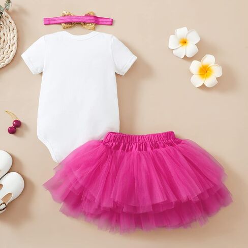 It's My 1/2 Birthday Outfit Baby Girl Half Birthday Clothes Romper Tulle Tutu Skirt Princess Dress With Headband in Saudi Arabia