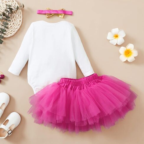 It's My 1/2 Birthday Outfit Baby Girl Half Birthday Clothes Romper Tulle Tutu Skirt Princess Dress With Headband in Saudi Arabia