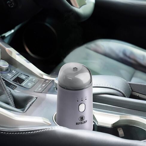 Rechargeable Car Essential Oil Diffuser| Portable, Cordless, Waterless| Aromatherapy Anywhere| Compatible with Pure Essential Oils| For Car, Travel, and Office| Long Lasting Car Air Freshener in Saudi Arabia