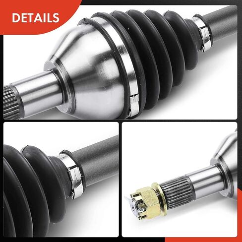 A-Premium Pair (2) Rear CV Axle Shaft Assembly Compatible with Can-Am Defender HD5, Defender Max HD8 2017-2021, Defender HD8 HD10, Driver and Passenger Side in Saudi Arabia