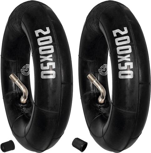 (2-Pack) Inner Tubes 200x50 Electric Scooter 8x2 Bent Valve 90/45 - Compatible with Speedway Mini 4 Pro & Other Models - for 8-inch Wheel Tube Replacement in Saudi Arabia