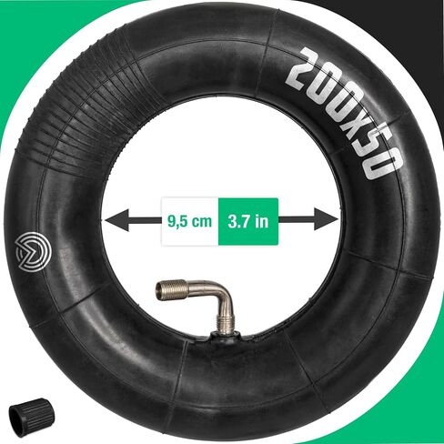 (2-Pack) Inner Tubes 200x50 Electric Scooter 8x2 Bent Valve 90/45 - Compatible with Speedway Mini 4 Pro & Other Models - for 8-inch Wheel Tube Replacement in Saudi Arabia