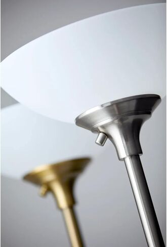 Adesso 7506-21 Glenn 300W Torchiere, 71 in., 2 x 150 W Incandescent/equiv. LED, Antique Brass, 1 Floor Lamp in Saudi Arabia