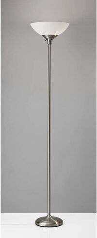 Adesso 7506-21 Glenn 300W Torchiere, 71 in., 2 x 150 W Incandescent/equiv. LED, Antique Brass, 1 Floor Lamp in Saudi Arabia