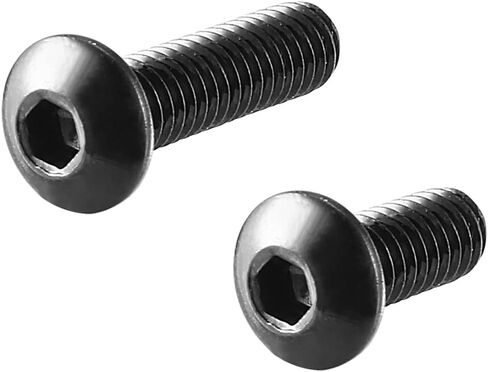 uxcell Button Head Hex Socket Cap Screws Bolts, M2.5x6mm and M2.5x10mm 10.9 Alloy Steel 200pcs in Saudi Arabia