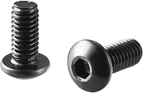 uxcell Button Head Hex Socket Cap Screws Bolts, M2.5x6mm and M2.5x10mm 10.9 Alloy Steel 200pcs in Saudi Arabia