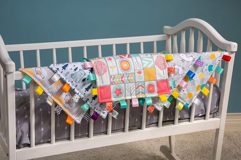 Taggies Original Blanket, 12 x 12-Inches, Comfy Color Blocks in Saudi Arabia