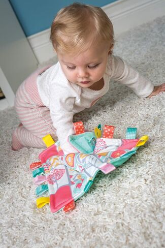 Taggies Original Blanket, 12 x 12-Inches, Comfy Color Blocks in Saudi Arabia