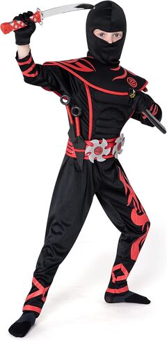 Spooktacular Creations Kids Ninja Kungfu costume for Halloween Dress Up in Saudi Arabia