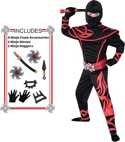 Spooktacular Creations Kids Ninja Kungfu costume for Halloween Dress Up in Saudi Arabia