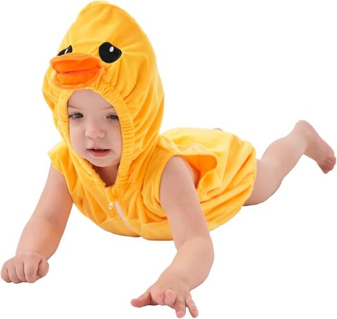 رومبير بغطاء للرأس بدون أكمام للأطفال للجنسين، أزياء الهالوين التنكرية للرضع، ملابس عيد الميلاد للأطفال من عمر 0 ​​إلى 24 شهرًا in Kuwait