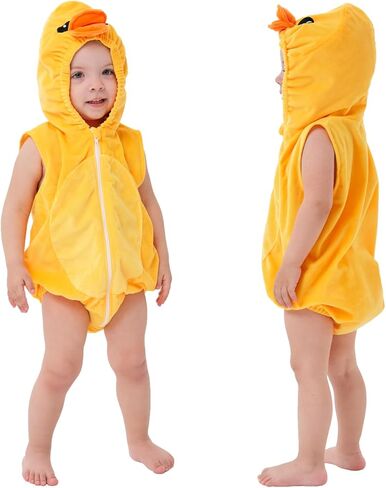 رومبير بغطاء للرأس بدون أكمام للأطفال للجنسين، أزياء الهالوين التنكرية للرضع، ملابس عيد الميلاد للأطفال من عمر 0 ​​إلى 24 شهرًا in Kuwait