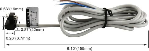 Baomain Pneumatic Cylinder DC 10-30V 2 Wired CS1-J Magnetic Reed Switch in Saudi Arabia