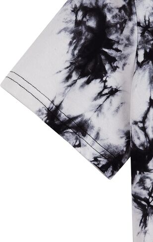 SweatyRocks Women's Short Sleeve Tie Dye Crop Top T Shirt Summer Casual Tees in Saudi Arabia
