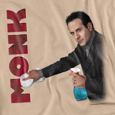 Monk Clean Up Unisex Adult T Shirt in Saudi Arabia