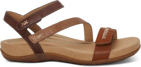 Aetrex Women's Gabby Mary Jane Flat, Cognac Multi, 6-6.5 in Saudi Arabia
