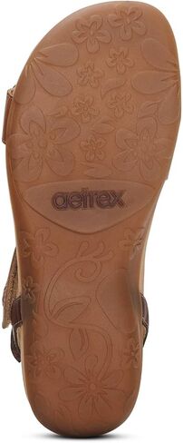Aetrex Women's Gabby Mary Jane Flat, Cognac Multi, 6-6.5 in Saudi Arabia