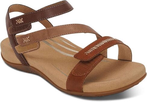 Aetrex Women's Gabby Mary Jane Flat, Cognac Multi, 6-6.5 in Saudi Arabia