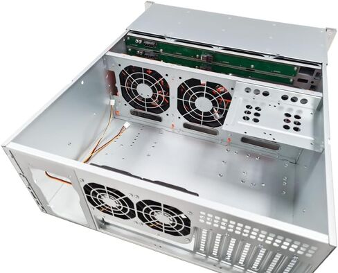 4U 21.7″ 24 Bay 2.5″ / 3.5″ SATA/SAS Hot Swap Server Rackmount Chassis. SFF-8087 Backplane. MB ATX/MATX/ITX. PSU 2U Redundant / 2U Single/ATX. Full Height PCIe Case. in Saudi Arabia