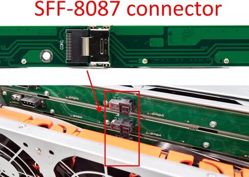 4U 21.7″ 24 Bay 2.5″ / 3.5″ SATA/SAS Hot Swap Server Rackmount Chassis. SFF-8087 Backplane. MB ATX/MATX/ITX. PSU 2U Redundant / 2U Single/ATX. Full Height PCIe Case. in Saudi Arabia