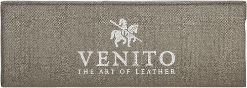 Venito Foggia Leather Watch Band Compatible with Apple Watch Series 1, 2, 3, 4, 5, 6, 7, SE, w/Stainless Steel Hardware in Saudi Arabia