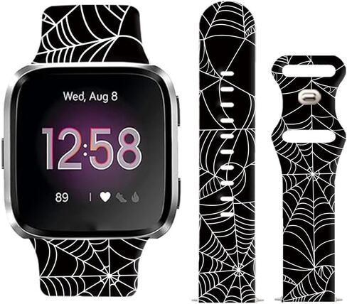 أحزمة الساعة المتوافقة مع Versa 2/ Versa/Versa Lite Bands للنساء والرجال، استبدال حزام رياضي لطيف من السيليكون الناعم غير اللامع لـ Versa SE Lite in Kuwait