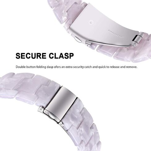 Resin Watch Band for Garmin Vivoactive 5 20mm Smart Watch Replacement Bands compatible with Garmin Vivoactive 5 Smart Watch in Saudi Arabia