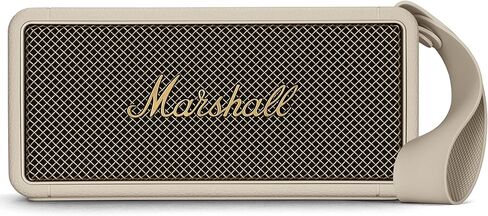 Marshall Middleton Portable Bluetooth Speaker, Black and Brass in Saudi Arabia