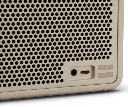 Marshall Middleton Portable Bluetooth Speaker, Black and Brass in Saudi Arabia