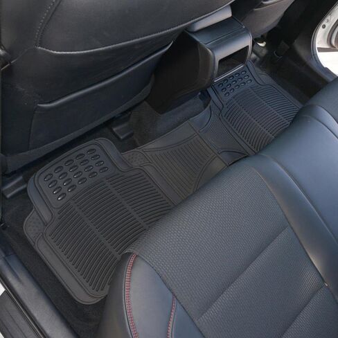 BDK Tweety Bird 3PC Front & Rear Car Floor Mats with Windshield Auto Shade, Accordion Folding Auto Sunshade for Car Truck SUV-Blocks UV Rays Sun Visor Protector, Keeps Your Vehicle Cool-58 x 27 Inch in Saudi Arabia