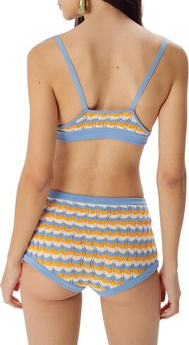 Ronny Kobo Women's Sarda Bralette Knit Top in Kuwait