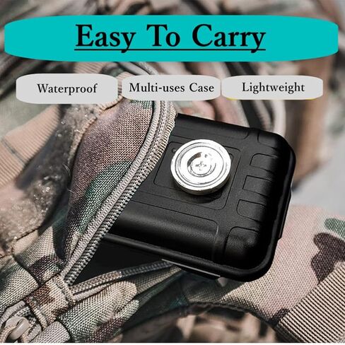Magnetic Key Holder Under Car, Spare Magnetic Key Box for Under Car, Hide a Key Magnetic Car, Strong Dual Magnet Key Box for Hide a Key, Waterproof Cabinet Safes for Car Vehicles, Outdoor Travel in Saudi Arabia