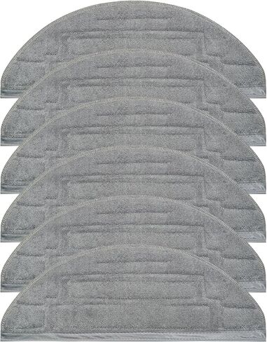 6 قطع ممسحة قماشية لمكنسة Roborock S8 Pro Ultra Robot، ملحقات استبدال وسادة التطهير المصنوعة من الألياف الدقيقة القابلة لإعادة الاستخدام، مع وحدات اهتزازات صوتية مزدوجة in Kuwait